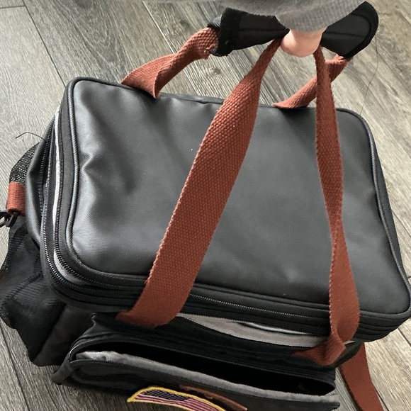 Stylish Black and Brown Men's Bag - Picture 9 of 10